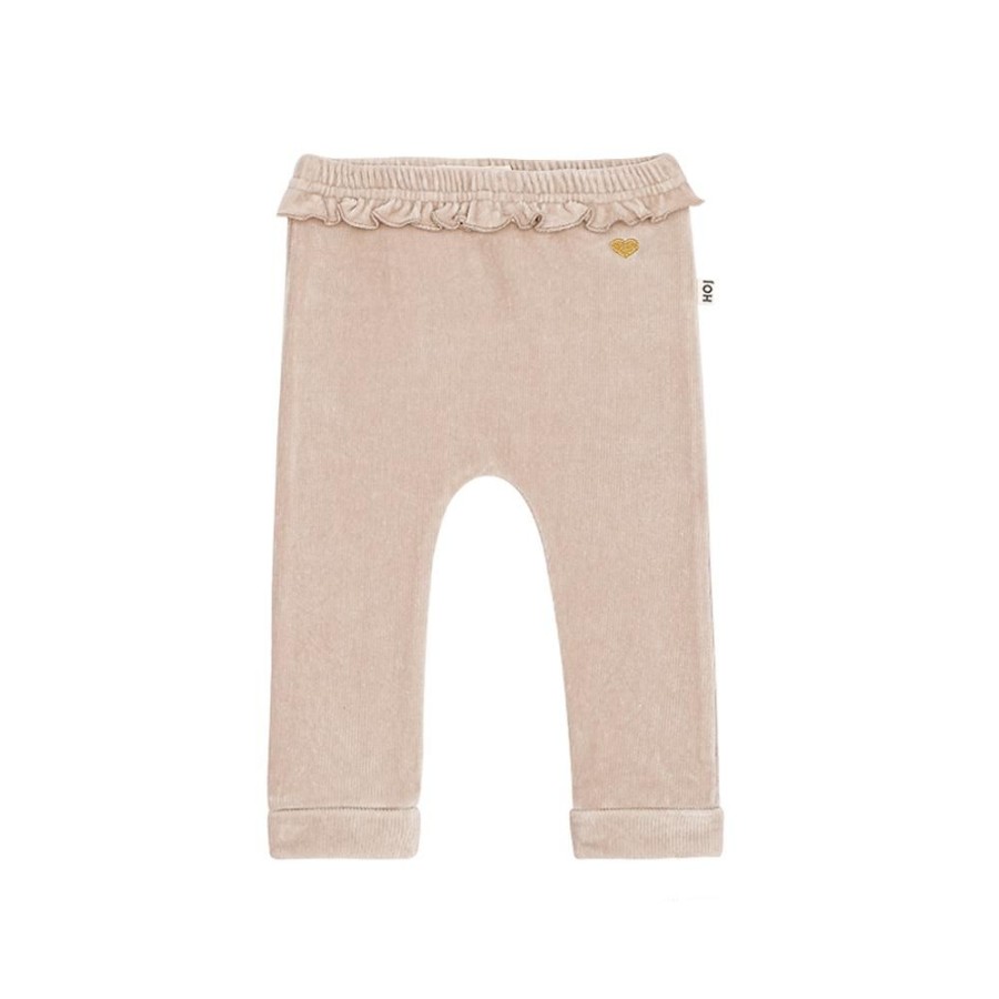 Kleding House of Jamie | Slim Fit Baby Broekje Met Ruches